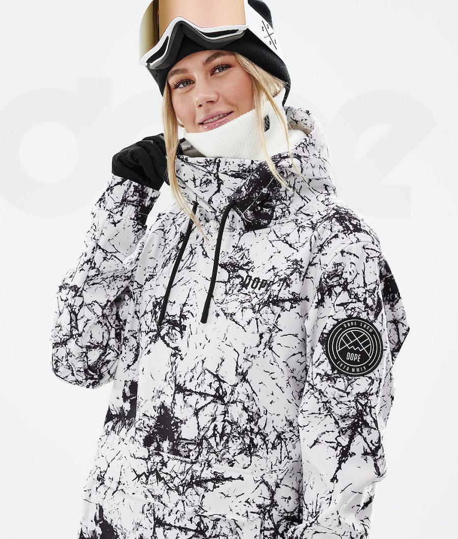 Dope Wylie W Capital Donna Giacche Snowboard Bianche Nere | ITDN3511