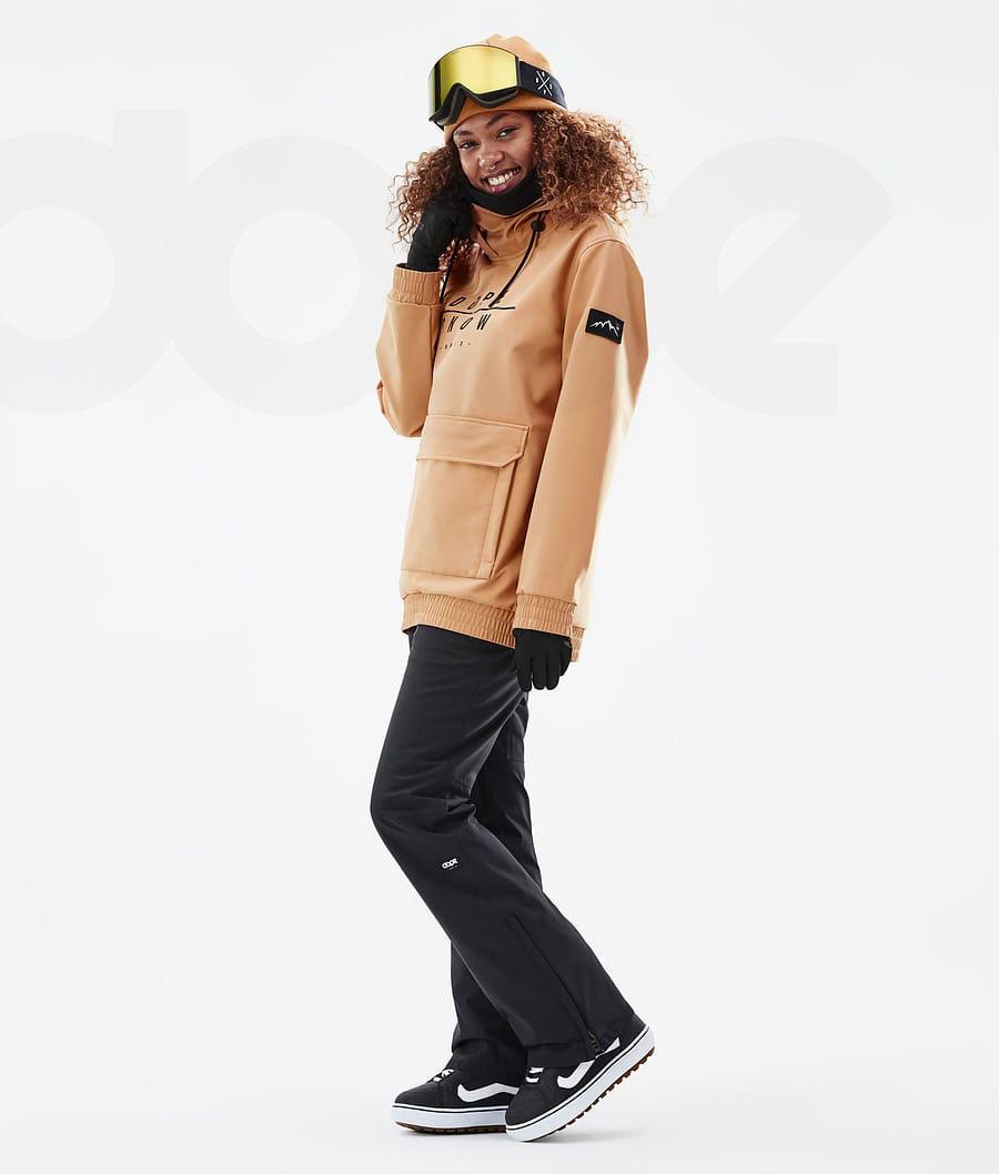 Dope Wylie W DS Donna Giacche Snowboard Khaki Gialle | ITYU3518