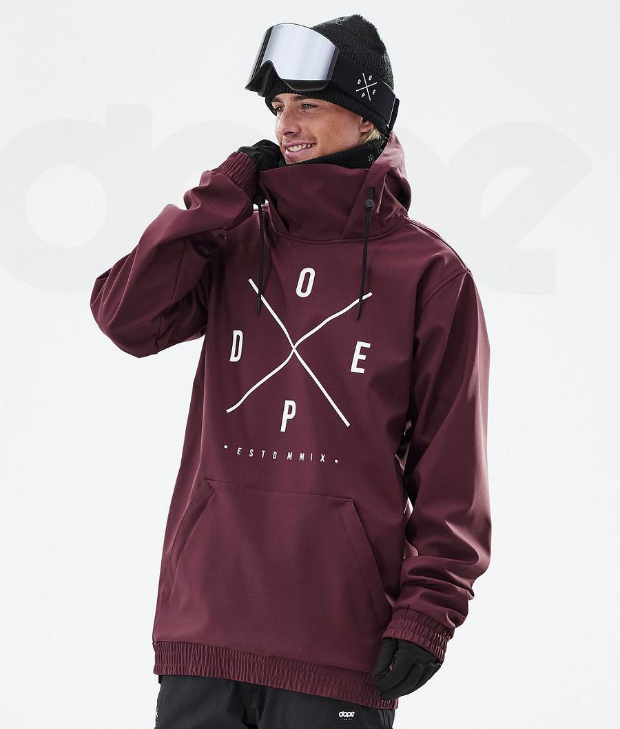 Dope Yeti 2X-Up Uomo Giacche Snowboard Bordeaux | ITRW2848