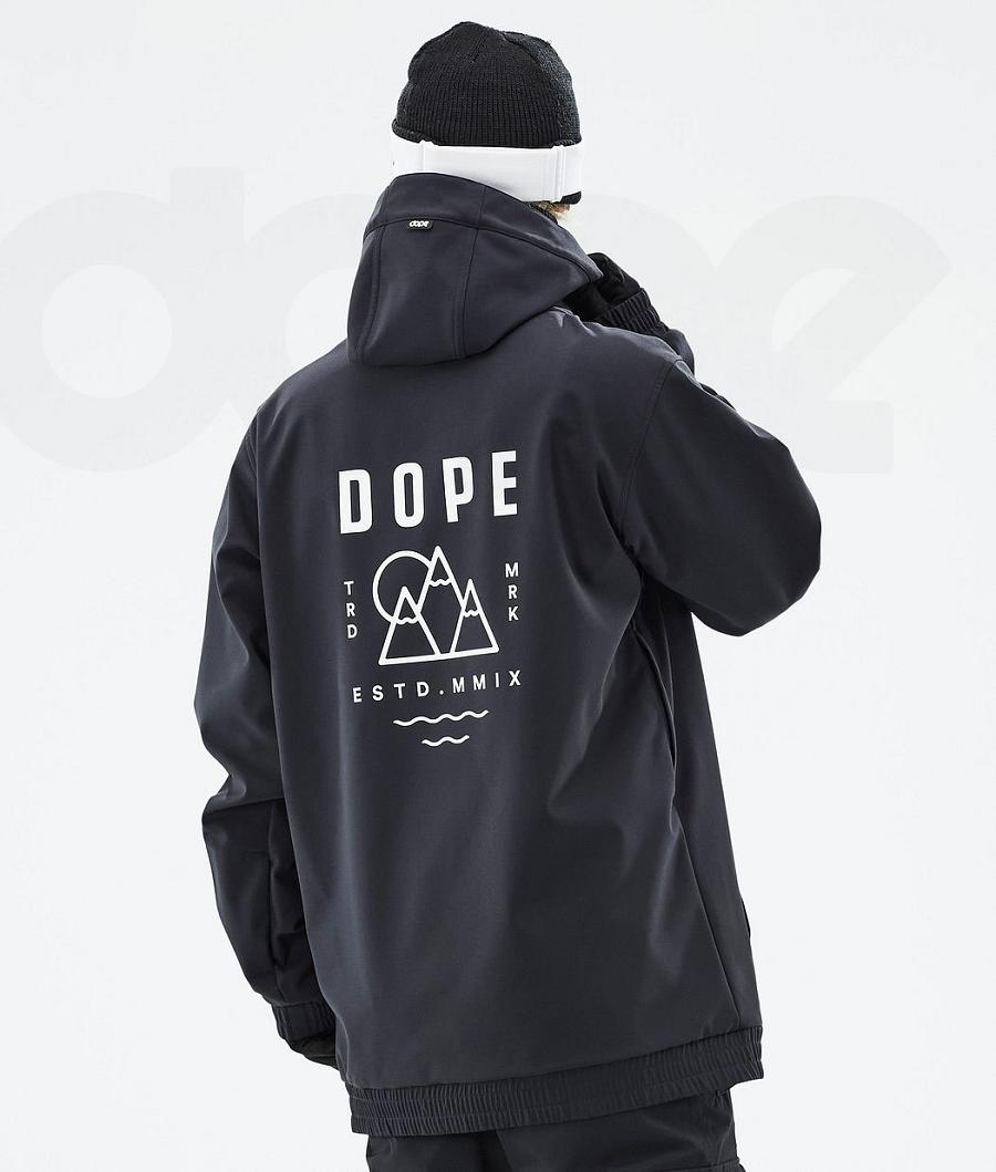 Dope Yeti Summit Uomo Giacche Da Sci Nere | ITLH2974