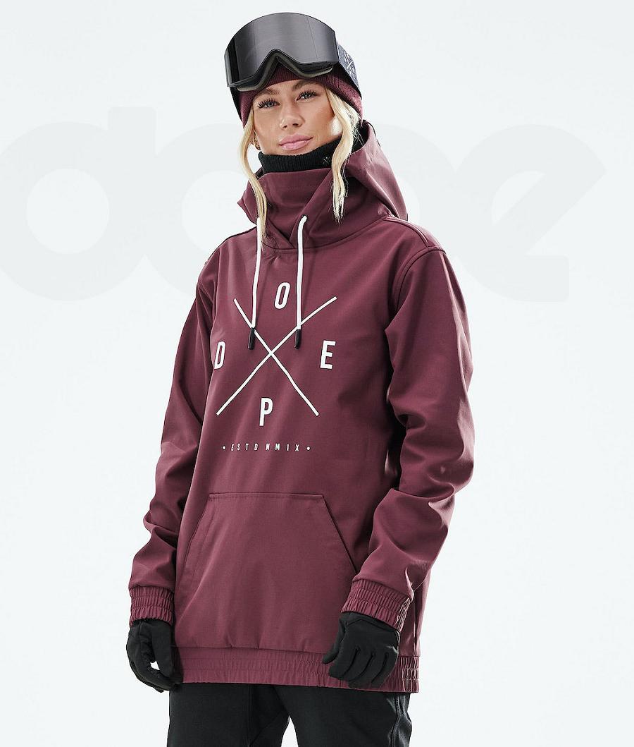 Dope Yeti W 2021 2X-Up Donna Giacche Snowboard Bordeaux | ITDN3529