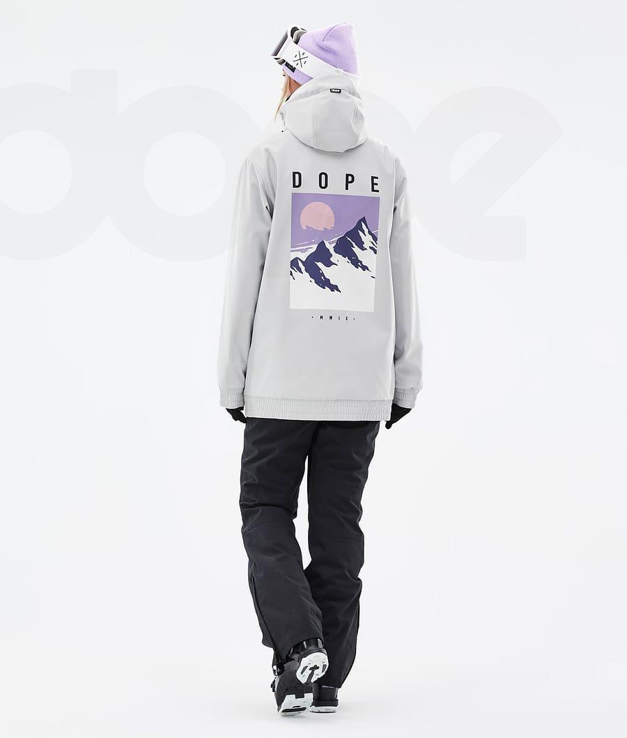 Dope Yeti W Peak Donna Giacche Da Sci Corallo Grigie | ITLH3712